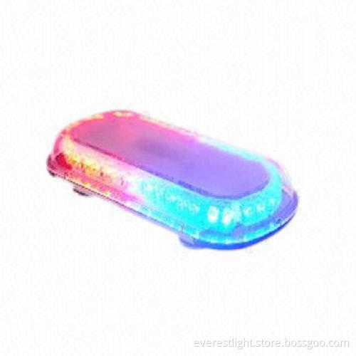 Police Light Bar/Car Strobe Light with 15 Flash Pattern, Magnet or Screw Installed